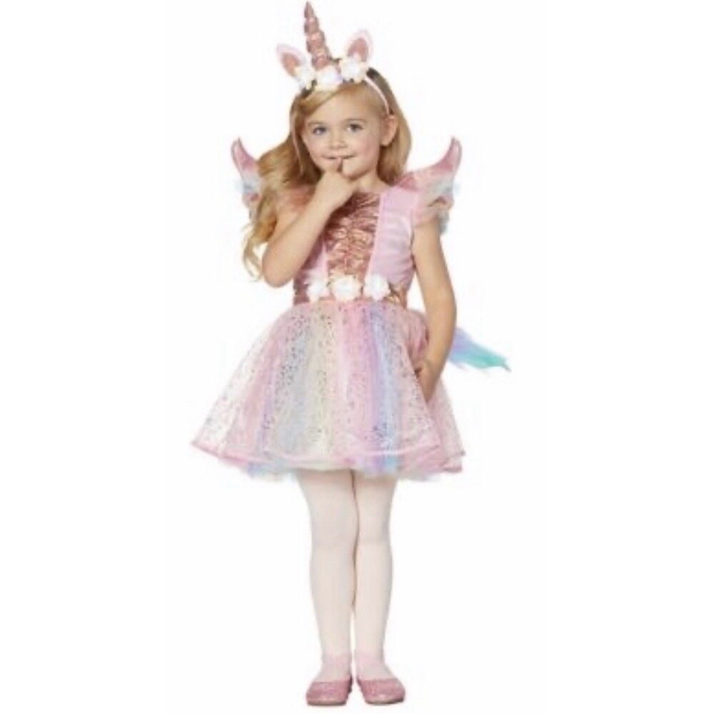 Spirit Halloween Toddler Winged Unicorn Costume 3T-4T